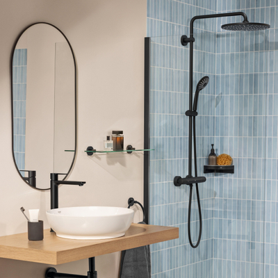 GROHE Start Cube doucherek - 16x16x6cm - hoek - mat zwart