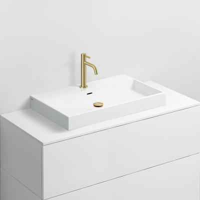 Clou Wash Me lavabo 70x42cm sans bonde Céramique Blanc