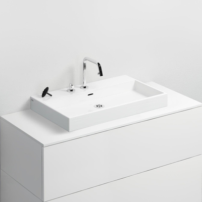 Clou Wash Me lavabo 70x42cm sans bonde Céramique Blanc