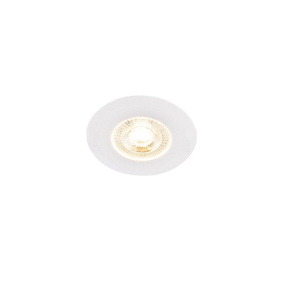 QAZQA Ulo Inbouwspot - set van 3 - 8.2x8.2cm - incl. LED - 3 staps dimbaar - IP44 - rond - mat wit