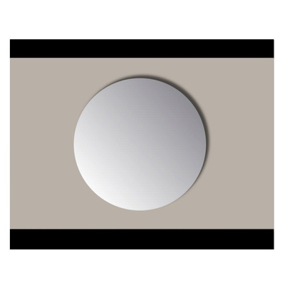 Sanicare Q-mirrors miroir rond 85 cm sans cadre / PP aiguisé