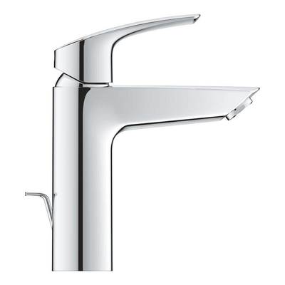 GROHE Eurosmart wastafelkraan - m-size - opbouw - voorsprong 19.6cm - met trekwaste - chroom