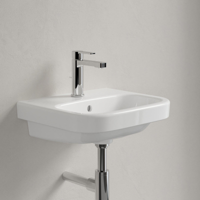 Villeroy & Boch Architectura fontein - 45x38cm - met kraangat - met overloop - White Alpine (glans wit)