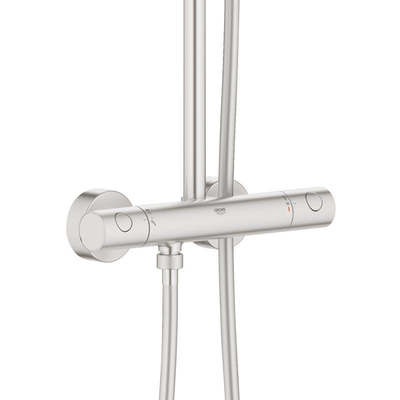 Grohe Euphoria xxl Regendoucheset Opbouw - hoofddouche 31cm - handdouche rond - Supersteel (RVS)