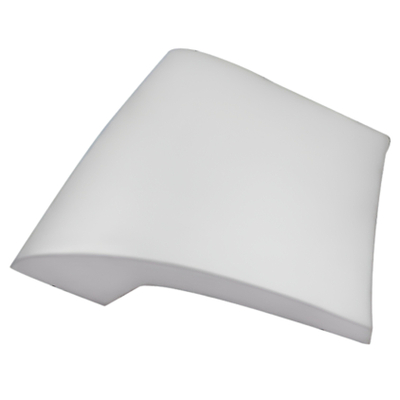 Zeza Deluxe Badkussen - 37x34cm - groot - model - wit OUTLETSTORE