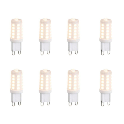 Luedd Lampe LED - set de 8 - G9 - 3W - 2700K - 250LM - dimmable