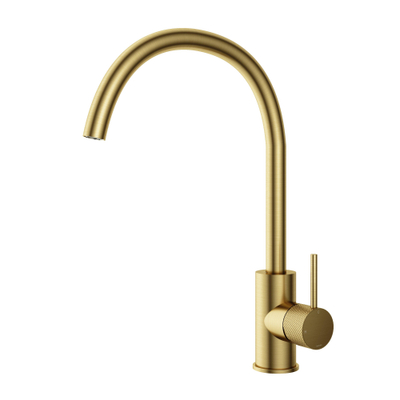 Hotbath Cobber X mitigeur de cuisine avec bec pivotant laiton brossé PVD