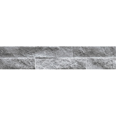 Keradom Rock carreau de mur 7.5x38.5cm 10mm gris mat résistant au gel