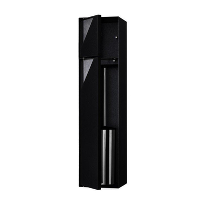 Looox special collection brosse encastrée carrelable 2 portes noir mat