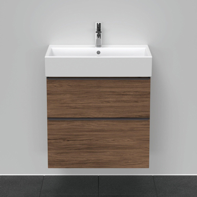 Duravit D-neo Meuble sous vasque 68.4x44.2x62.5cm 1 tiroir Noyer (foncé) mat