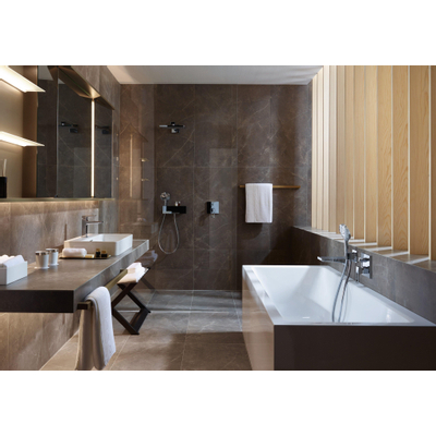 Hansgrohe Metropol wastafelkraan 110 met wasste chroom