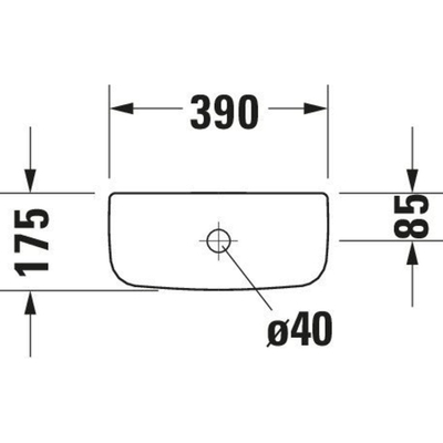 Duravit D-code Reservoir - 390x375x175mm - dualflush - met binnenwerk - wit