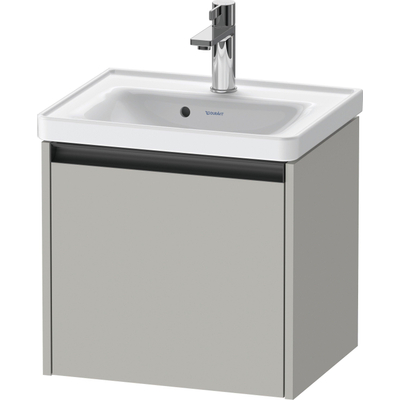 Duravit Ketho 2 meuble sous-lavabo avec 1 tiroir 48.4x37.5x44cm avec poignée gris béton anthracite mat