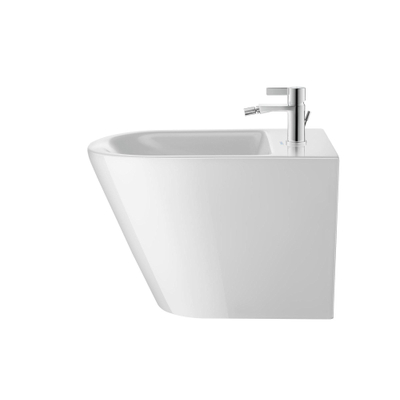 Duravit D-neo staand bidet 65x37x40cm m/overloop wit