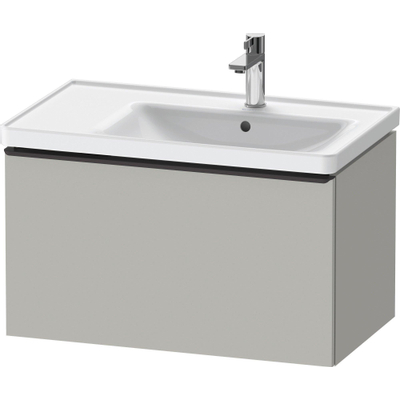 Duravit D-neo Meuble sous vasque 78.4x45.2x44cm 1 tiroir Gris béton mat