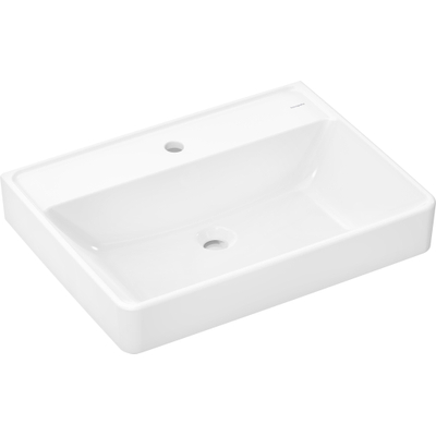 Hansgrohe Xanuia Q Wastafel/Fontein - 65x48cm - inbouw - 1 kraangat - zonder overloop - smartclean - glans wit