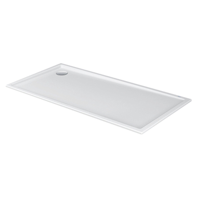 Duravit Starck Slimline Kunststof douchebak acryl rechthoekig - 180x90x6.5cm - zonder poten - wit
