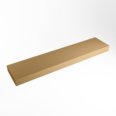 Mondiaz TOP 41 Plan sous vasque - 190x41x12cm - suspendu - solid surface - Oro