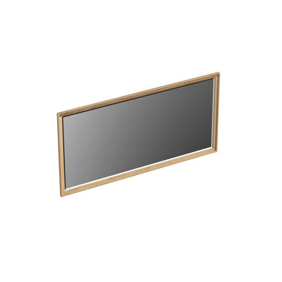 Forzalaqua Reno 2.0 miroir 160x80cm Rectangulaire sans éclairage avec cadre Chêne massif Smoke