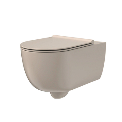 Xenz Gio Wandcloset - vortexspoeling - rimfree - Zand mat