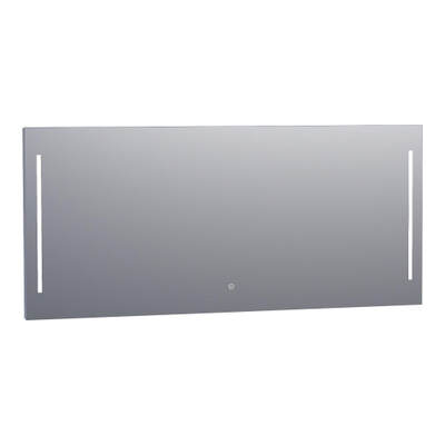 BRAUER Pyrite spiegel – 160x70 cm – LED-verlichting – dimbaar, touchbediening – Aluminium