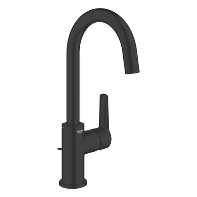 Grohe Start QuickFix Wastafelkraan - l-size - met waste - matte black (mat zwart)