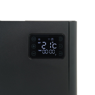 Eurom Alutherm 1000 Wifi Convectorkachel - Hangend/Staand - 1000watt - mat zwart