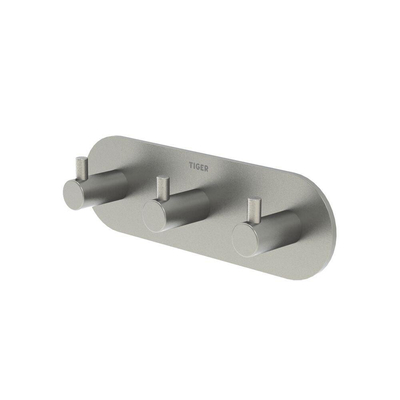 Tiger Porte-manteaux Rhino inox brossé 13x4x2.8cm