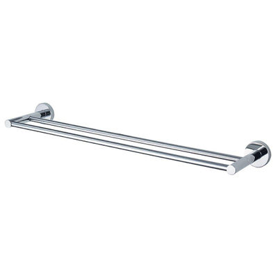 Haceka Kosmos Handdoekhouder - 85cm - dubbel - chroom