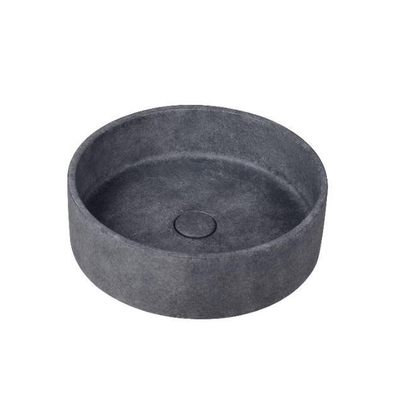 Ideavit Ora Vasque 39x12cm ronde concrete béton gris foncé