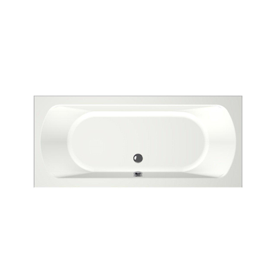 Xenz Lagoon Baignoire duo - 170x75x53 - bonde Centrale - acrylique - blanc mat