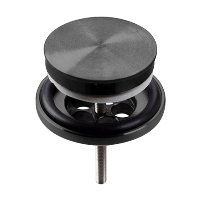 Clou Mini Wash Me bouchon avec capuchon de recouvrement gunmetal brossé PVD