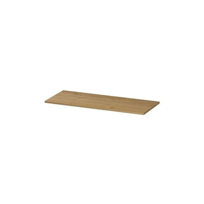 INK Topdeck Wastafelblad - 100x40x2cm - tbv onderkast - MDF - Fineer Natur