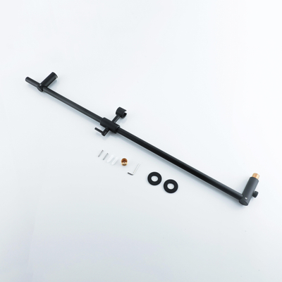 FugaFlow Eccelente Acces Glijstang met geïntegreerde wandaansluitbocht - 90cm - mat zwart