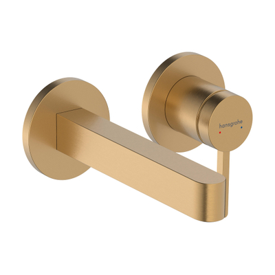 Hansgrohe Finoris wastafelkraan - inbouw - eengreeps - brushed bronze (brons)