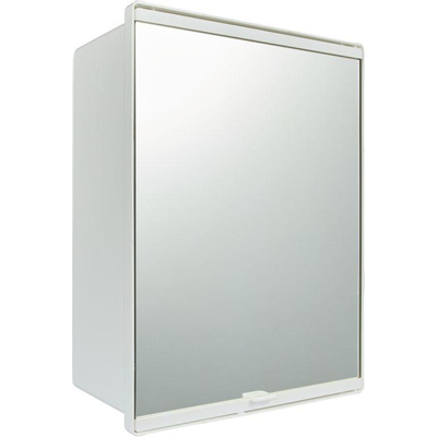 Go by Van Marcke Armoire de toilette avec miroir - 32x40x14cm - matière synthétique - blanc