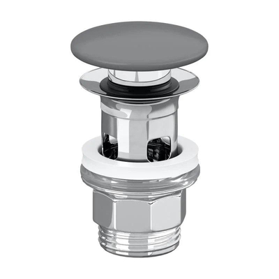 Villeroy & Boch Toebehoren Push open plug - 100x135x69.5mm - grafiet CeramicPlus (grijs)