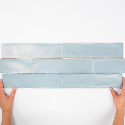 Cifre Ceramica Colonial carreau mural - 7,5x30cm - Rectangle - 8,6mm - Sky mat