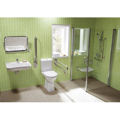 Jika Euroline Lavabo ergonomique 64x55cm 1 trou pour robinetterie Blanc