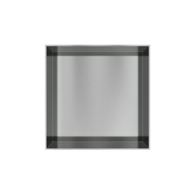 Hotbath &MORE Inbouwbox of inbouwnis - 30x30x10 - frameless - RVS 316
