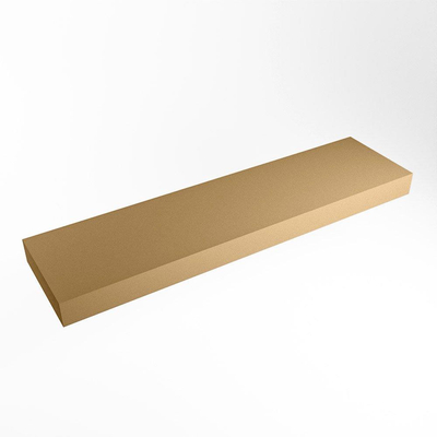 Mondiaz TOP 46 Plan sous vasque - 180x46x12cm - suspendu - solid surface - Oro