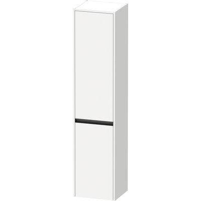 Duravit Ketho.2 Hoge kast - met 2 deuren - 40x176x36cm rechts - met tip onwit - mat wit
