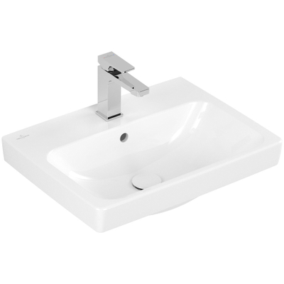 Villeroy & Boch Architectura Wastafel - 42x55cm - met kraangat - geslepen onderkant - White Alpine (glans wit)