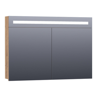 BRAUER Promise spiegelkast – 99x70x15 cm – directe LED – Chateau