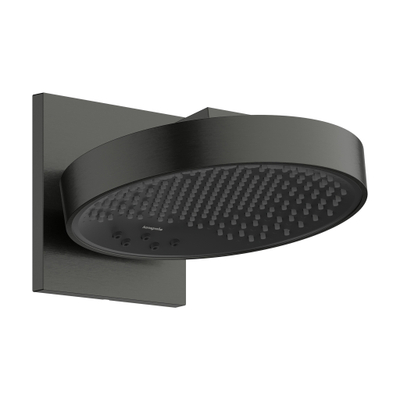 Hansgrohe Rainfinity douche de tête - 25cm - ecosmart - brushed black chrome (noir)
