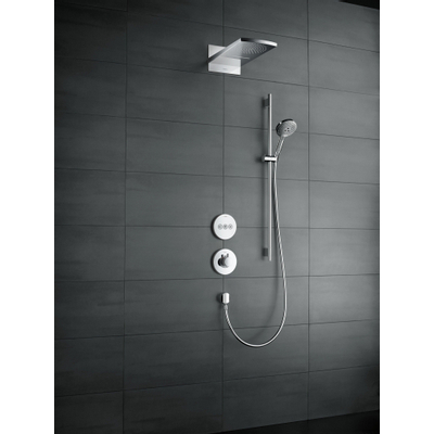 Hansgrohe Raindance select s 120 glijstangset ecosmart comfort 90cm chroom wit