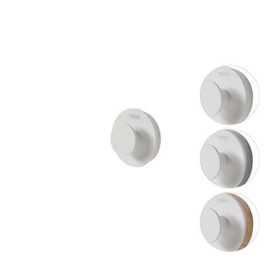 Tiger Urban Crochet petit Blanc 3.5x3.5x1.8cm