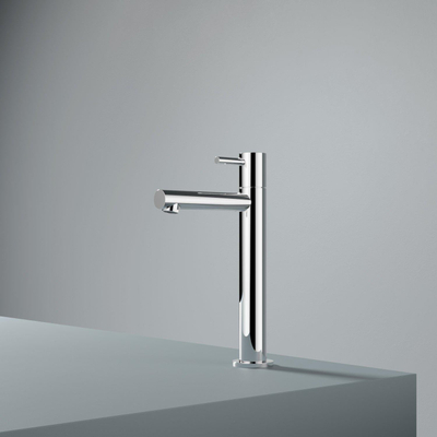 Hotbath Buddy Fonteinkraan - uitloop - 11cm - opbouw - hoog model - hoogglans chroom