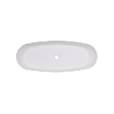 FugaFlow Eccelente Pietra Vasque - 95x36x14 cm - solid surface - blanc mat