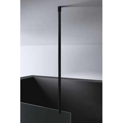 Best Design Black Plafond Stabilisatiestang 100cm voor 10mm glasdikte messing zwart